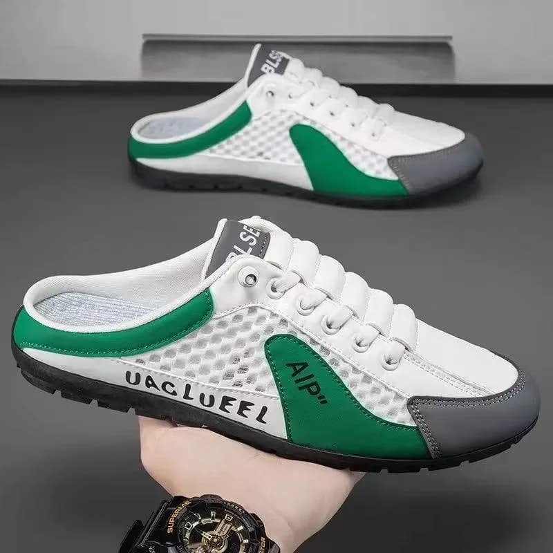 Men's Fashion Soft-soled Half Slippers Summer Men Trendy Bottom Casual Shoes Soft Sole Support Shoes Sneakers Zapatos De Hombre
