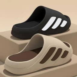 Women's Trendy Outdoor Couple's Slippers, Eva Slippers with a Soft, Non-Slip, and Durable Feel, Suitable for Men and Women, Indoor Home Silent Slippers