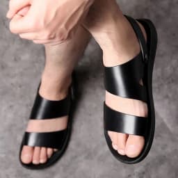 Men's Summer Breathable Casual Slip-On Sandals Outdoor Beach Wear-Resistant Anti-Slip Daily Commute Two-Way Wear Slippers-HX2029