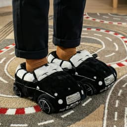 2025 New Multi-style Car-shaped Plush Shoes Winter Autumn Sport Car Stuffed Shoes Men Women Indoor House Slipper Christmas Gift