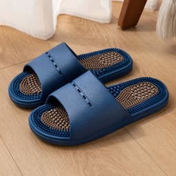 Massage Slippers Men's Summer Indoor Home Bathroom Bath Sole Acupoints Foot Therapy Non-slip Sandals Men's Men Slippers Shoes