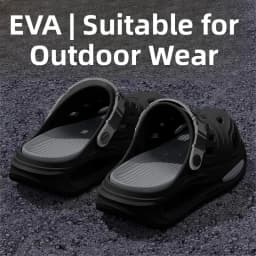 Summer Men's Outdoor Slippers Thick Bottom Anti-slip Clog Shoes Wear-resistant Smell-proof Two-way Male