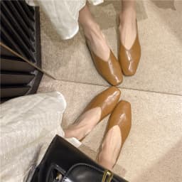 Women's Loafers Genuine Leather Luxury Shoes Heels Pumps Square Toe Elegant Mary Janes Shoes for Height-increasing Insoles