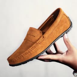 High Quality Leather Men Loafers Slip on Mens Casual Shoes Fashion Flats Male Driving Shoes Moccasins Ten Colors Size 38-47