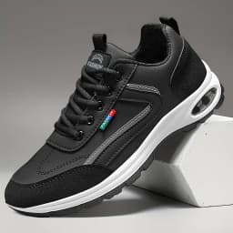 Men's Trendy Sports Shoes Lightweight Breathable Modern Non Slip Shoes Suede Detailing Outdoor Stylish Daily Wear Men Sneakers