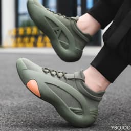 Spring and Autumn New Elastic Socks Men's Shoes Mid Top Breathable Thick Bottom Casual Large Size Men's Designer Shoes