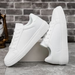 2024 New Men's Sneakers White Casual Shoes Fashion Couple Women Platform Flats All Matching Walking Sneakers for Men Board Shoes