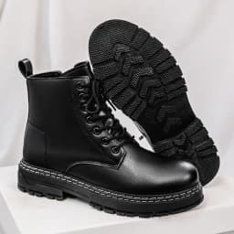 Men's High Top Denim Boots, Casual Sports Shoes, Trendy and Fashionable Men's Boots