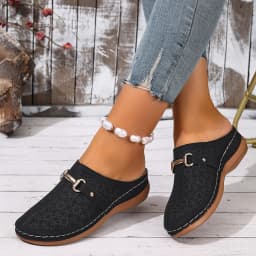 Women Slippers Lightweight Fashion Half-support Slippers Outdoor Wading Shoes Middle-aged Mother Sandals Summer Slides Women