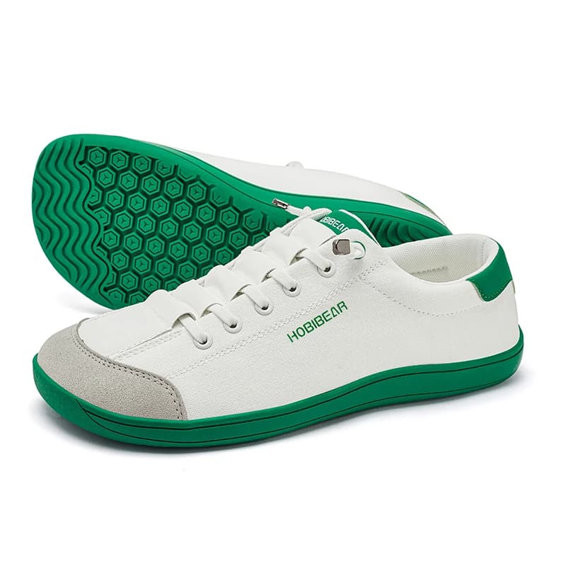 HOBIBEAR Womens Mens Barefoot Shoes | Zero Drop | Wide Toe Casual Canvas Sneakers Minimalist Walking Shoes