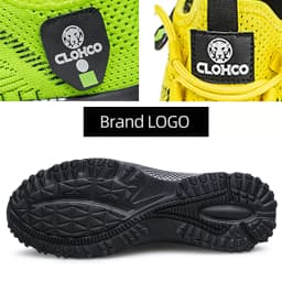 CLOHOO-en's Lightweight Knit Joggers - Breathable Road Running Shoes & Comfortable Daily Walking Sneakers.