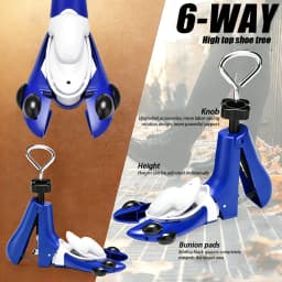 Repacego 1/2 Pcs Shoe Stretcher Shoe Trees Universal Unisex Men Women Adjustable Length Width high low top shoes Extender Keeper