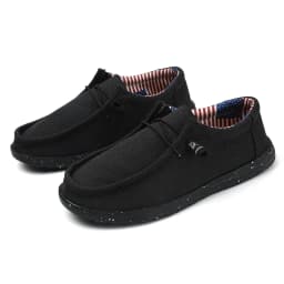 Plus Size Men's Solid Color Breathable Slip On Classic Loafer Shoes Comfy Casual Durable Lightweight Walking Shoes