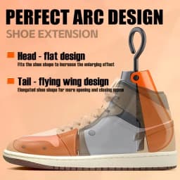 1/2Pcs Universal Shoe Stretcher Adjustable Boot Stretcher PC Sneaker Shoe Widener with Steel Shaft for Left&Right Shoe Expander