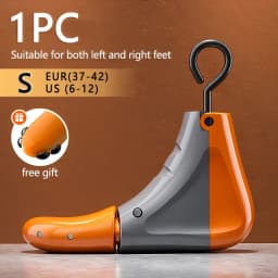 1/2Pcs Universal Shoe Stretcher Adjustable Boot Stretcher PC Sneaker Shoe Widener with Steel Shaft for Left&Right Shoe Expander