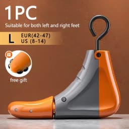 1/2Pcs Universal Shoe Stretcher Adjustable Boot Stretcher PC Sneaker Shoe Widener with Steel Shaft for Left&Right Shoe Expander