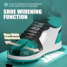 1/2Pcs Universal Shoe Stretcher Adjustable Boot Stretcher PC Sneaker Shoe Widener with Steel Shaft for Left&Right Shoe Expander