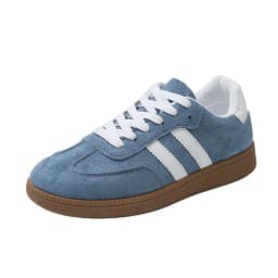 Women's Fashion Tennis Sneakers Flats Lace-up Vulcanized Shoes Autumn Outdoor Trainers Student Board Footwear