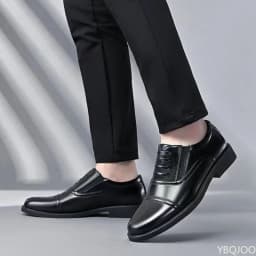 Large Size Fashionable Men's Daily Comfortable Business Office Formal Shoes Low Cut Round Toe Multifunctional Men's Wedding Shoe