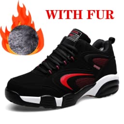 Men'S & Women'S Winter Casual Sneakers , Nubuck Upper & Rubber Outsole - for Hiking & Outdoor Activities, Hiking Boots