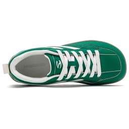 HOBIBEAR Wide Toe Box Sneakers Unisex Artificial Leather Walking Shoes Retro Comfortable Lightweight Non-Slip Lace Up Footwear