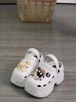 Women's Slippers 9CM High Platform Garden Fashion Clogs Shoes Women's Slippers Thick Bottom EVA Sandals Summer Girls Slippers