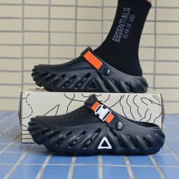 2026 New Brand Men's Slip-on Shoes - Soft and Comfortable Shoes Outdoor Waterproof Heightening Cool Shoes EVA Beach Shoes