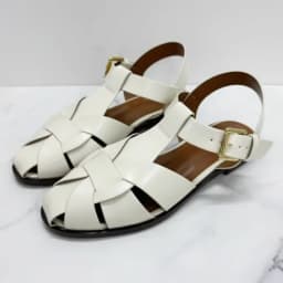 Suede Weave Retro Metal Buckle Designer Sandals Women Hollow Gladiator Shoe Summer 2026 Flat Beach Shoes Female Zapatos De Mujer