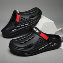 Summer Clogs Sandals 47 Men Clogs EVA Slippers Soft Sole Breathable Beach Slippers Men Home Slippers Outdoor Antiskid Slippers