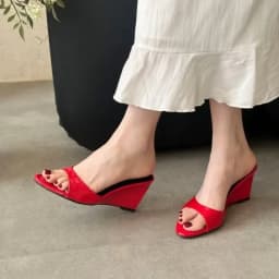 2026 Wedges Heel Women Slippers Comfort Open Toe Slip On Pumps Ladies Outdoor Patent Leather Daily Wear Party Dress Slides