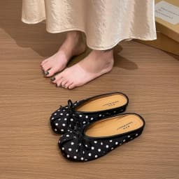 Fashion Butterfly-knot Split Toe Slippers Women Tabi Ninja Ballet Flats Comfortable Walking Loafers Ladies All-match Mules Shoes