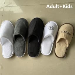 5Pairs/Lot Men Women Disposable Hotel Guest Slippers Cotton Slides Home Travel SPA Slipper Hospitality Cheap Indoor Slip-on