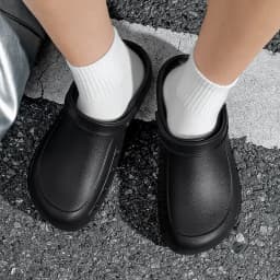 Men's Chef Kitchen Shoes for Men EVA Injection Anti-slip Slippers Outsole Comfortable Garden Clogs Waterproof Sandals Size 39-50