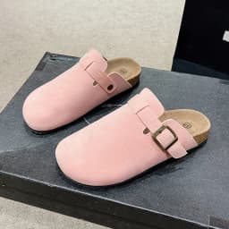 Half Drag Sandals Clogs For Women And Men Cork Suede Mules Slipper Classic Cork Antislip For Outdoor Slippers With Arch Support