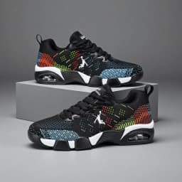 Men's Large Size Hiking Running Shoes - Lightweight Breathable Outdoor Sneakers for Couples, Casual Fashion Athletic Training S