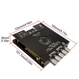 HT21-3G 2.1 Channel TDA7498E Bt Amplifier Module Subwoofer 160Wx2+220V Treble Bass Wuzhi Audio Supports APP