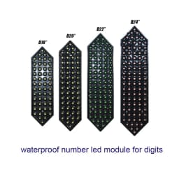 20 Inch Large Number 7 Segment Digital Module for Oil/Gas Price Sign Outdoor Waterproof Module RF Remote Control