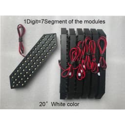 20 Inch Large Number 7 Segment Digital Module for Oil/Gas Price Sign Outdoor Waterproof Module RF Remote Control