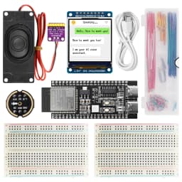 Keyestudio Xiao Zhi AI Chatbot Breadboard DIY Kit For ESP32 S3 N16R8 Control Board DIY Emotional Communication Learning Kit