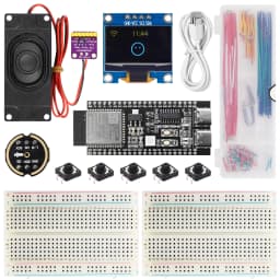 Keyestudio Xiao Zhi AI Chatbot Breadboard DIY Kit For ESP32 S3 N16R8 Control Board DIY Emotional Communication Learning Kit