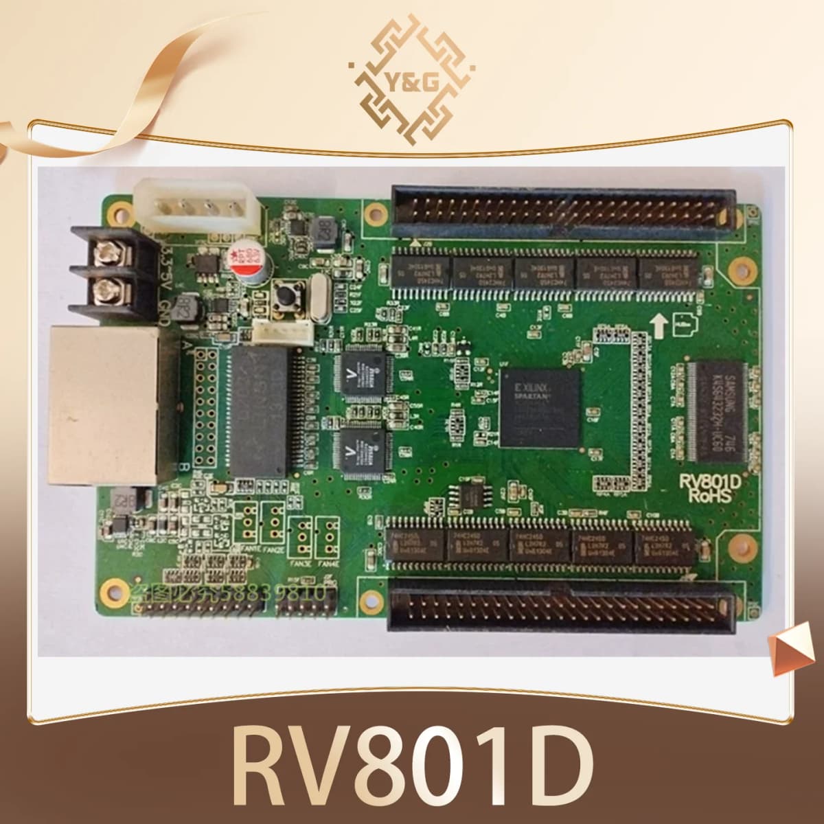 Linsn RV801D linsn control card led display synchronous receiving card work with linsn TS802D sending card for fixed led screen