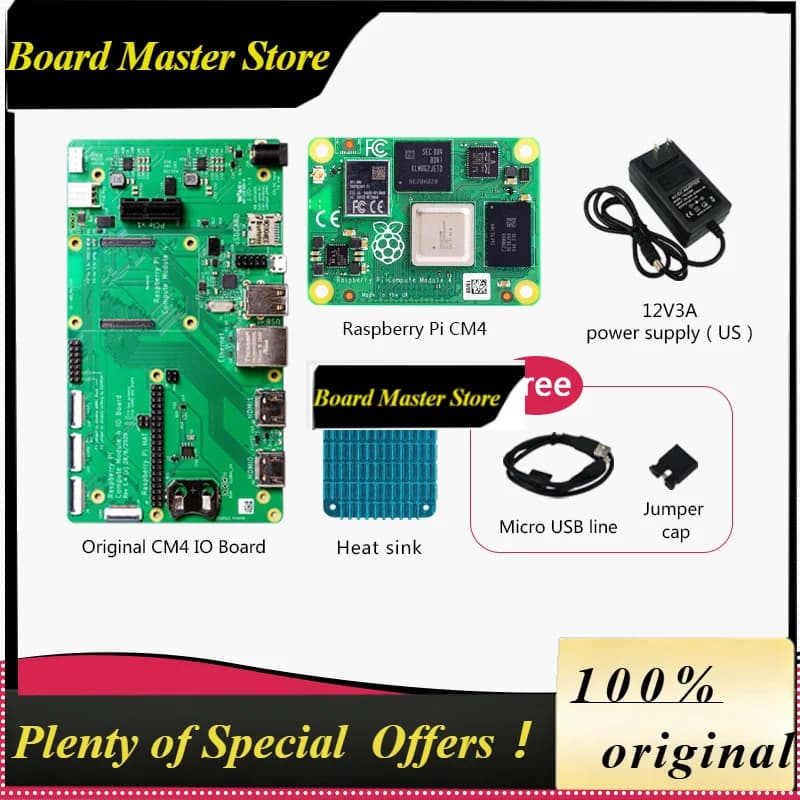 BoMaSRaspberry Pi CM4108000 CM4108008 CM4108016 CM4108032 CM4008000 CM4008008 CM4008016 CM4008032,Compute Module 4 EMMC WiFi,CM4