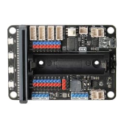 Extension Board for Micro:Bit V2.0 Support 8 Servos and 4 DC Motors with Onboard Infrared Receiver and 4 RGB Full Color Lights