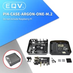 Raspberry Pi 4B Argon One M.2 SSD Aluminum Case, With M.2 SSD Expansion Slot