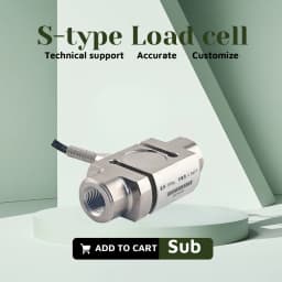 BENGBUZZYQ Column S-Type Load Cell, 50kg~100t Tension Compression Sensor, Stainless Steel, IP66, Industrial Weight Sensor
