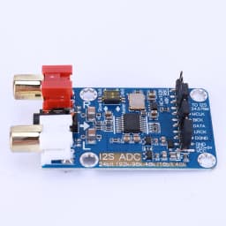I2S ADC Audio I2S Capture Card Module 24BIT 192K 96K 48K Lossless Digital Audio Decoder Support 3.5MM/RCA Input