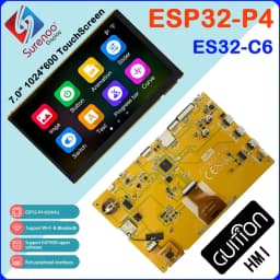 ESP32-P4 7.0 inch 1024*600 IPS HMI LCD Module Screen Display Touch Panel JC1060P470 Camera WIFI Bluetooth for Arduino LVGL