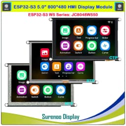 Guition HMI W5 ESP32-S3-N16R8 JC8048W550 5.0 inch IPS 800*480 LCD Display Module Touch Screen WIFI Bluetooth PSRAM FLASH