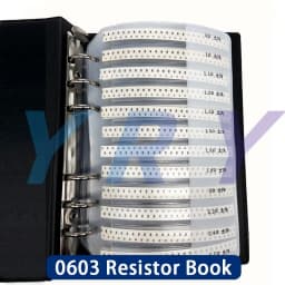 Resistor Kit Smd Book 0805 Chip Resistor Assortment Kit 0201 0402 0603 1206 1% FR-07 SMT 170 Values 0R-10M Smd Sample Book