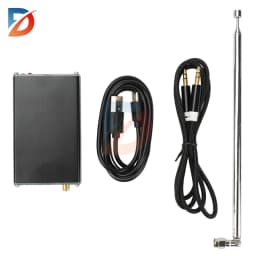 76-108MHz Frequency Band 2000m FM Transmitter 0.5W Digital LCD Display FM Transmitter Audio Stereo 3.5mm Interface USB Type-C 5V